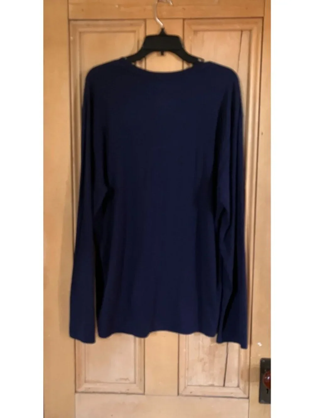 Polo Ralph Lauren Mens Polo Logo Long Sleeve Crew T-Shirt Size Large Blue AN NWT